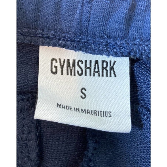 NWT Gymshark Fit Tapered Bottom Sweatpants Size Small Women's Navy - Picture 4 of 9